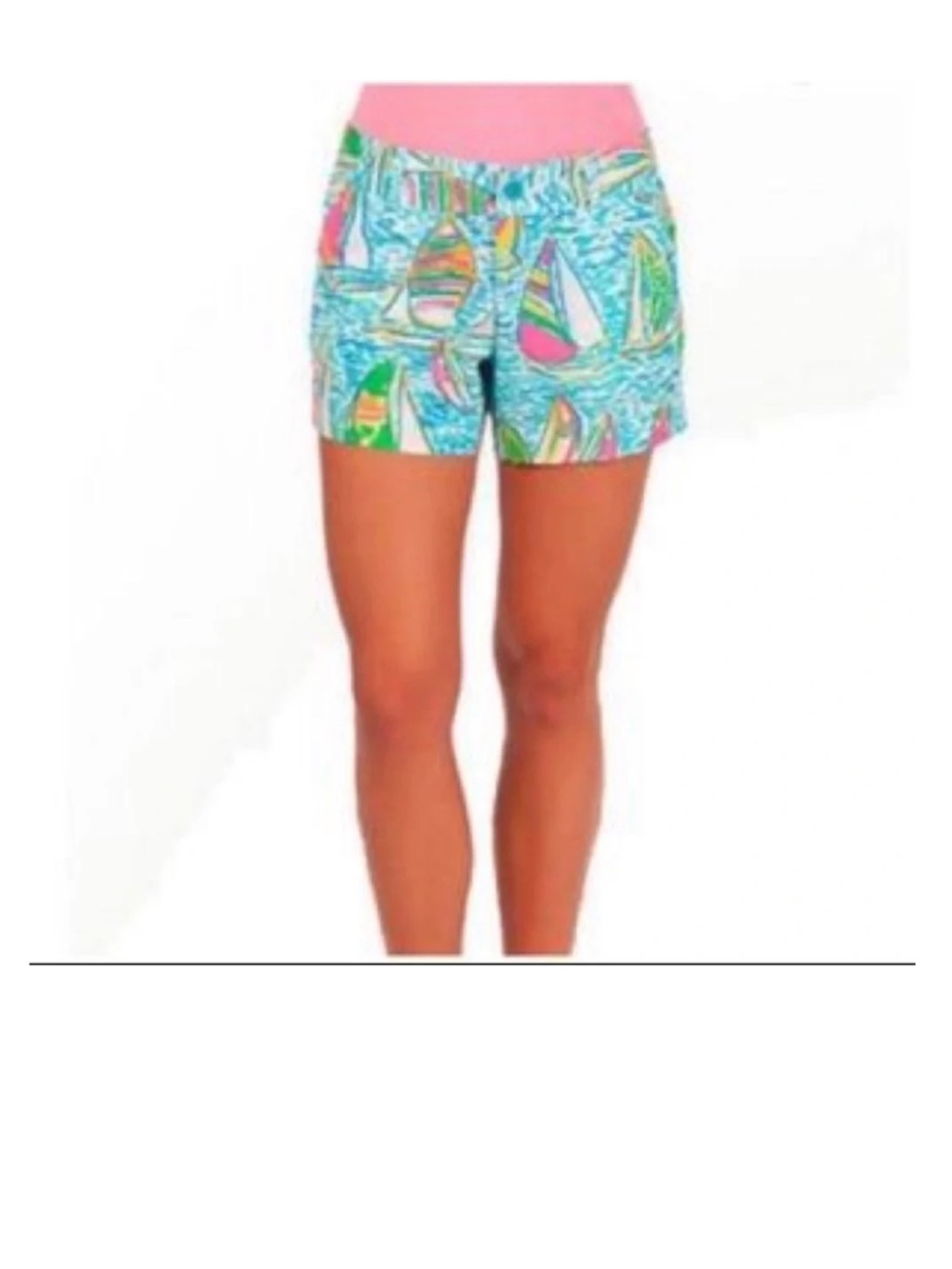 Lilly Pulitzer “You‎ Gotta Regatta" print shorts